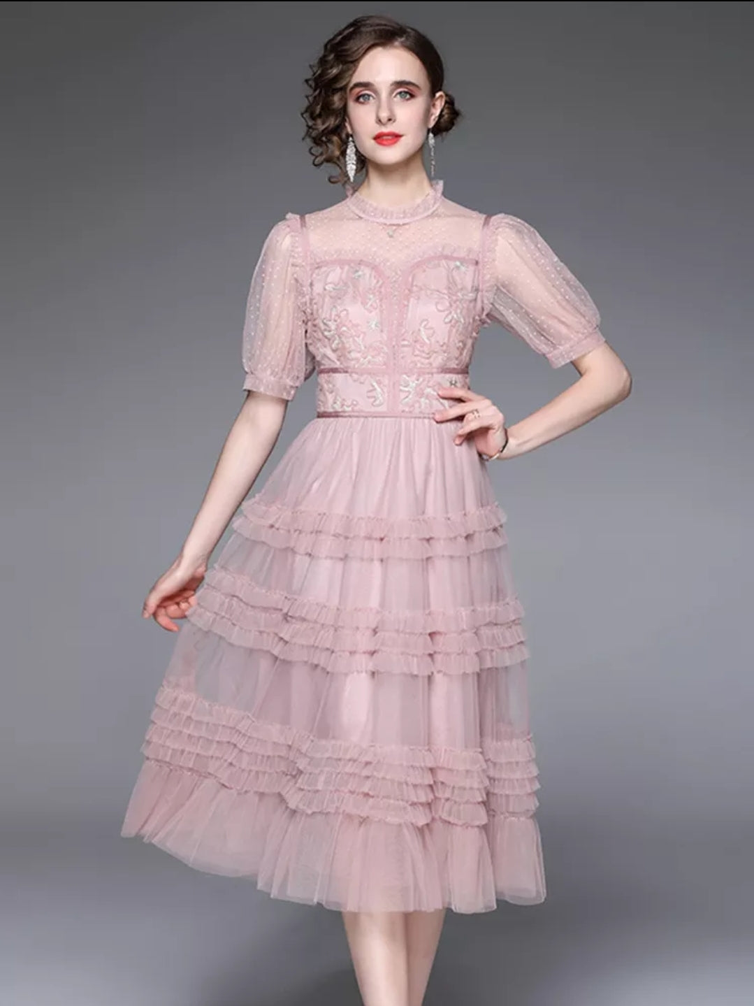 Express pink lace on sale dress