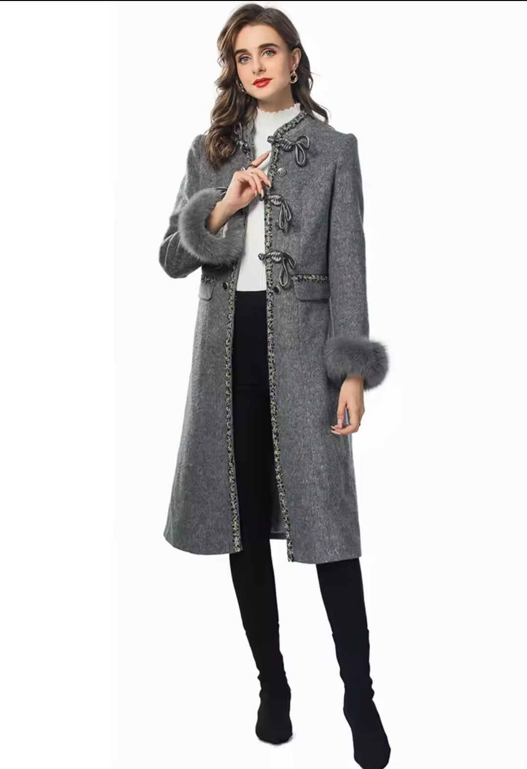 Fani Gray Coat