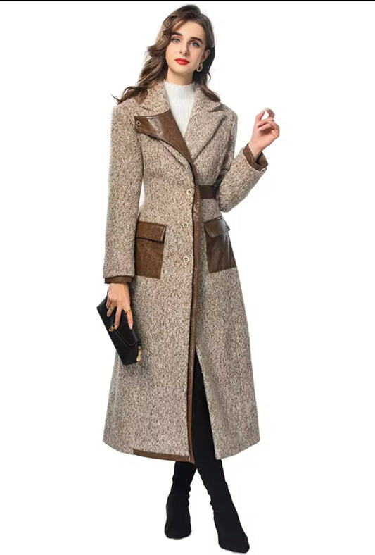 Vintage Style Wool Coat