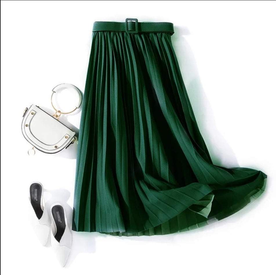 Mona Green Skirt