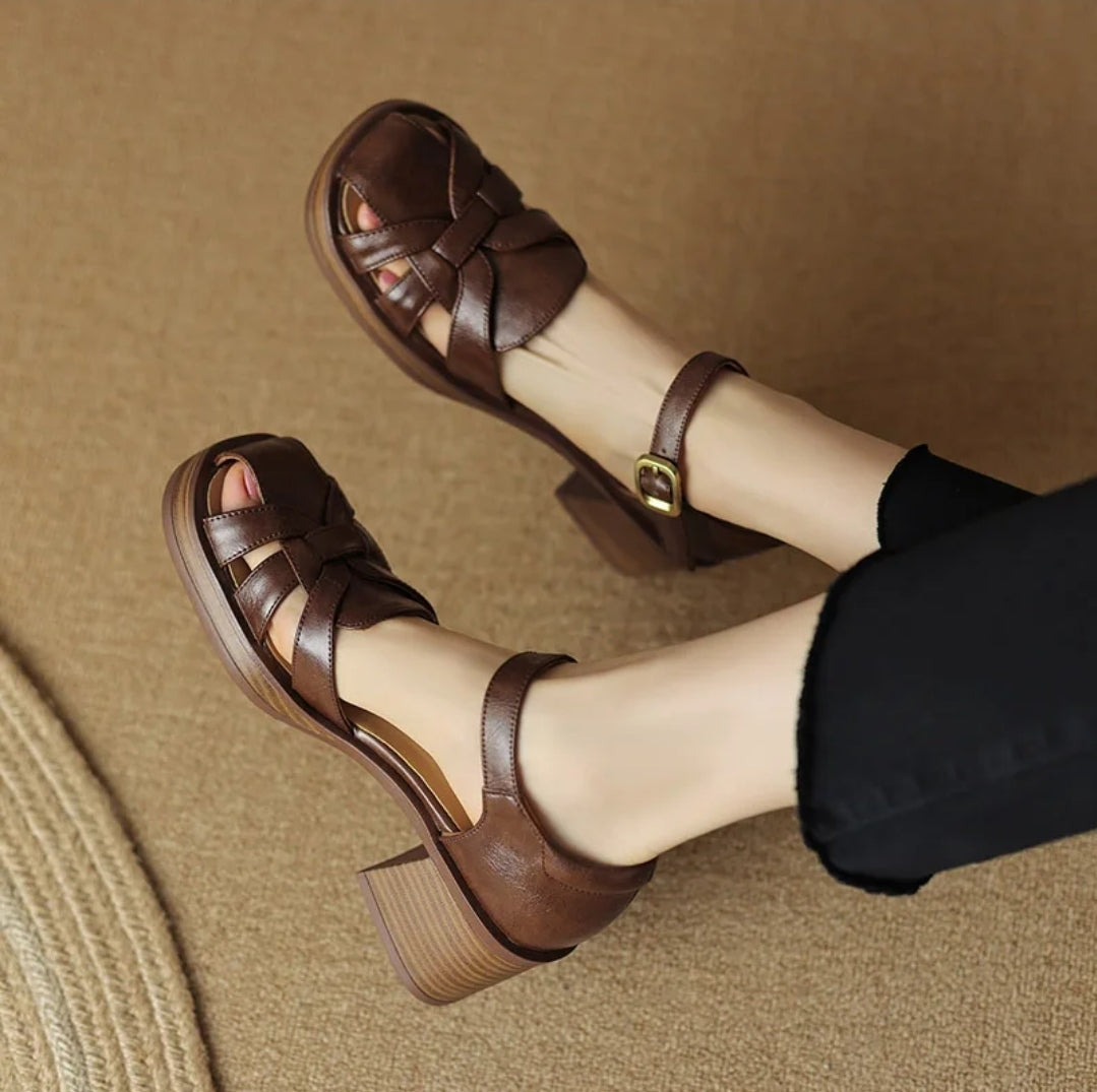 Diana Leather Sandals