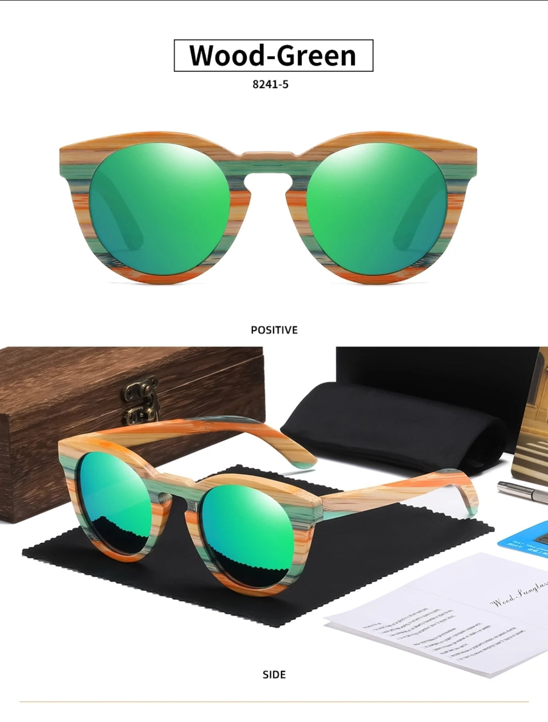 Bambo Oval Sunglasses Beach Accesories