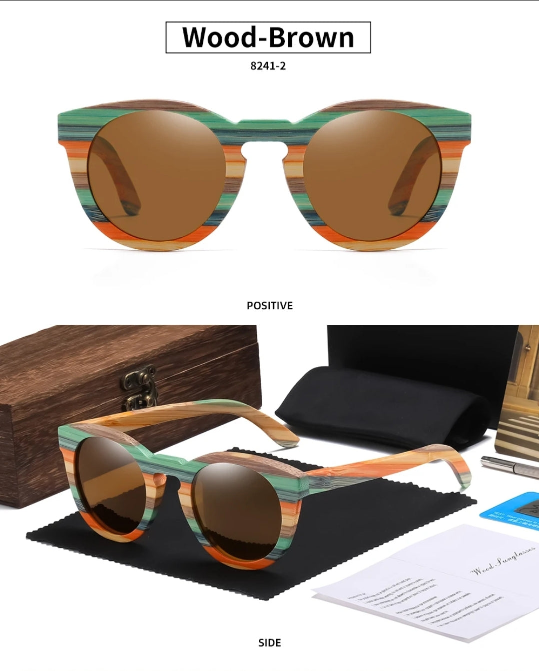 Bambo Oval Sunglasses Beach Accesories