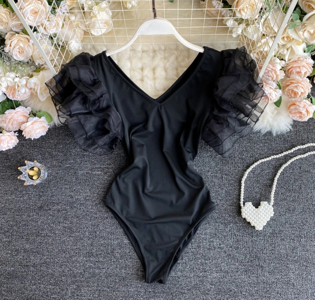 Sleeve Puff Bodysuit