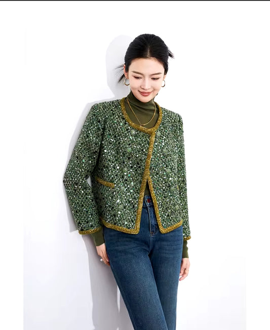 Woolen Green Coat