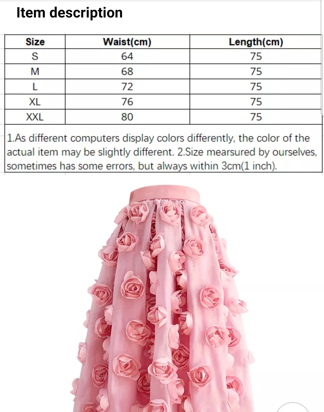 Pink Anne Skirt
