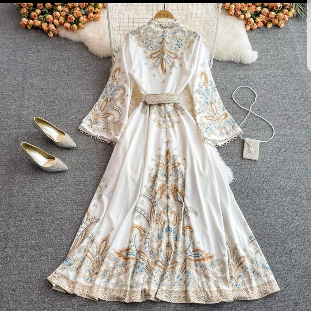 Print Long Dress