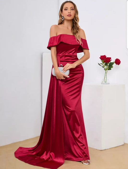 Claret Party Dress