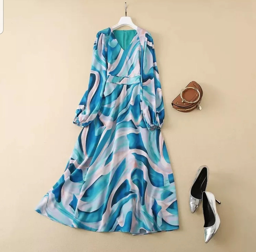 Blue Anna Dress
