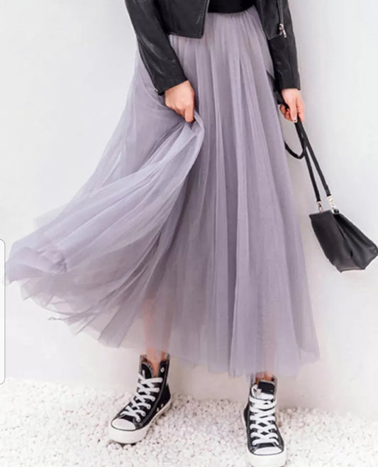 Tulle Long Skirt