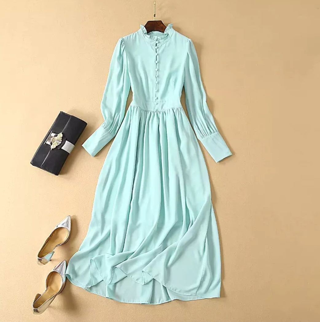 Blue Kate Long Dress