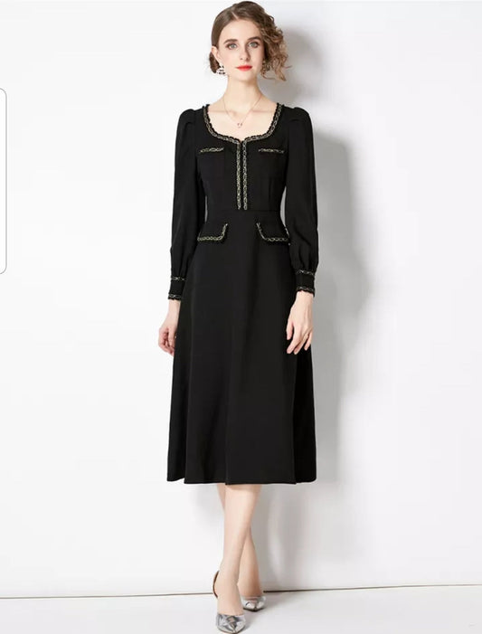 Black Midi Dress