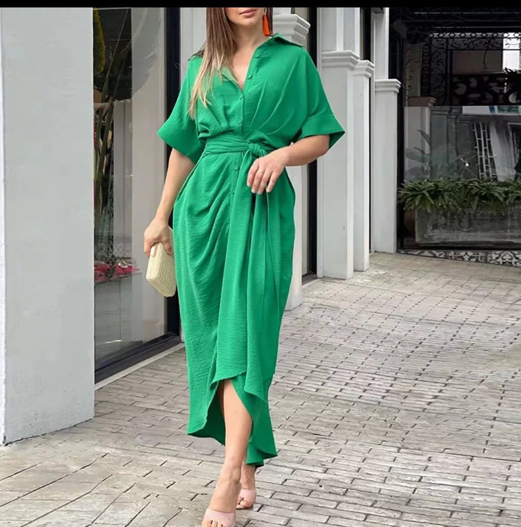 Green Suria Dress