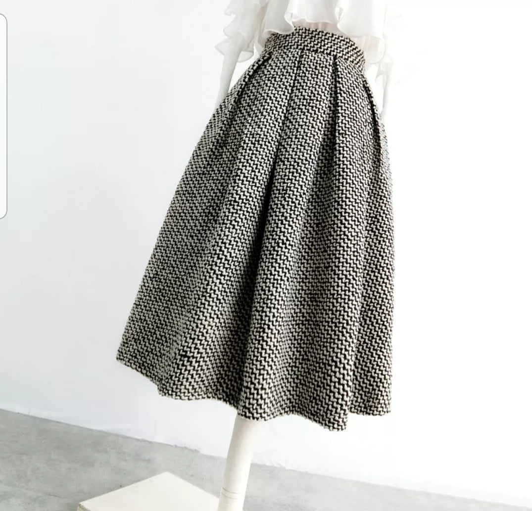 Wool Umbrela Skirt