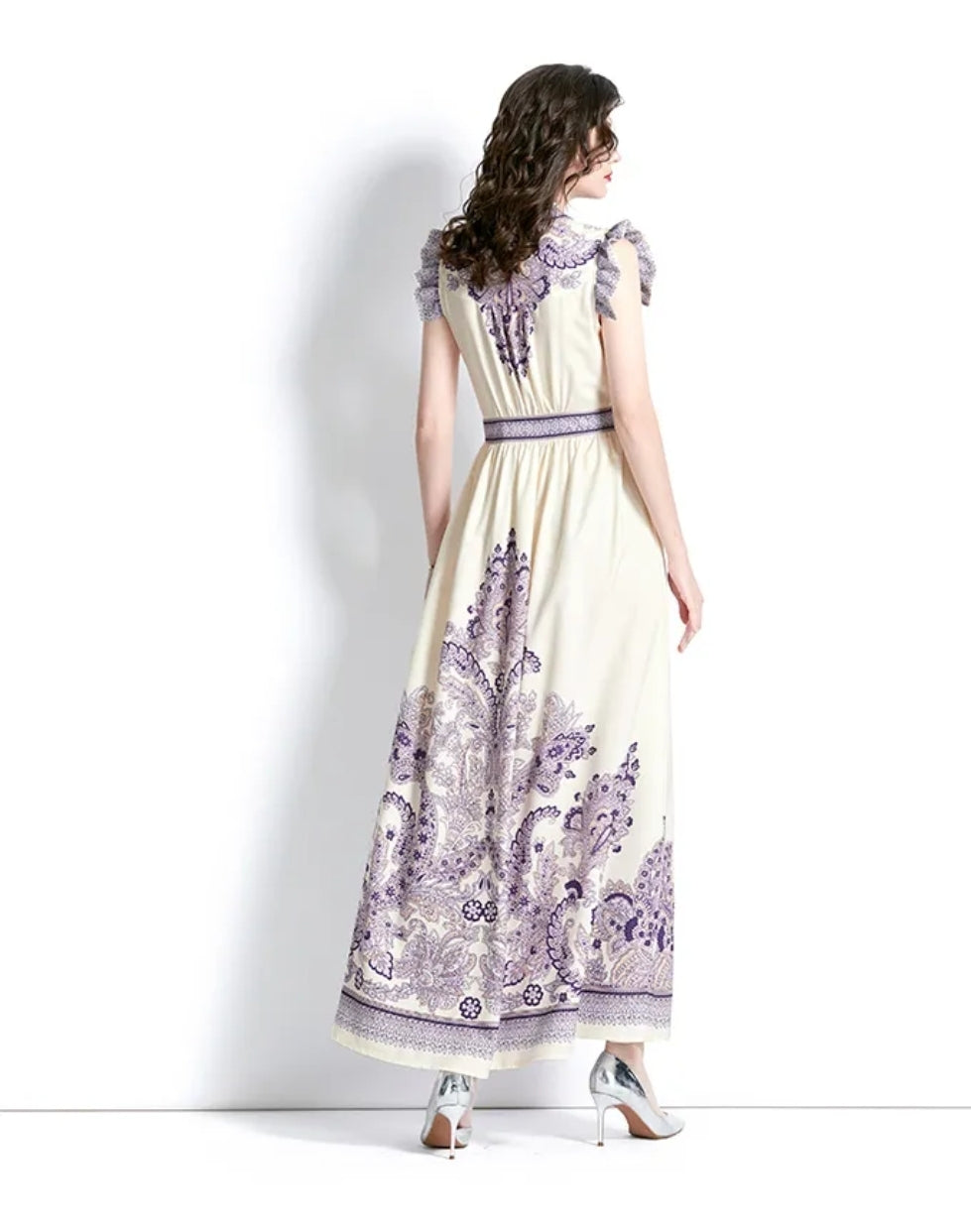 Print floral Long Dress