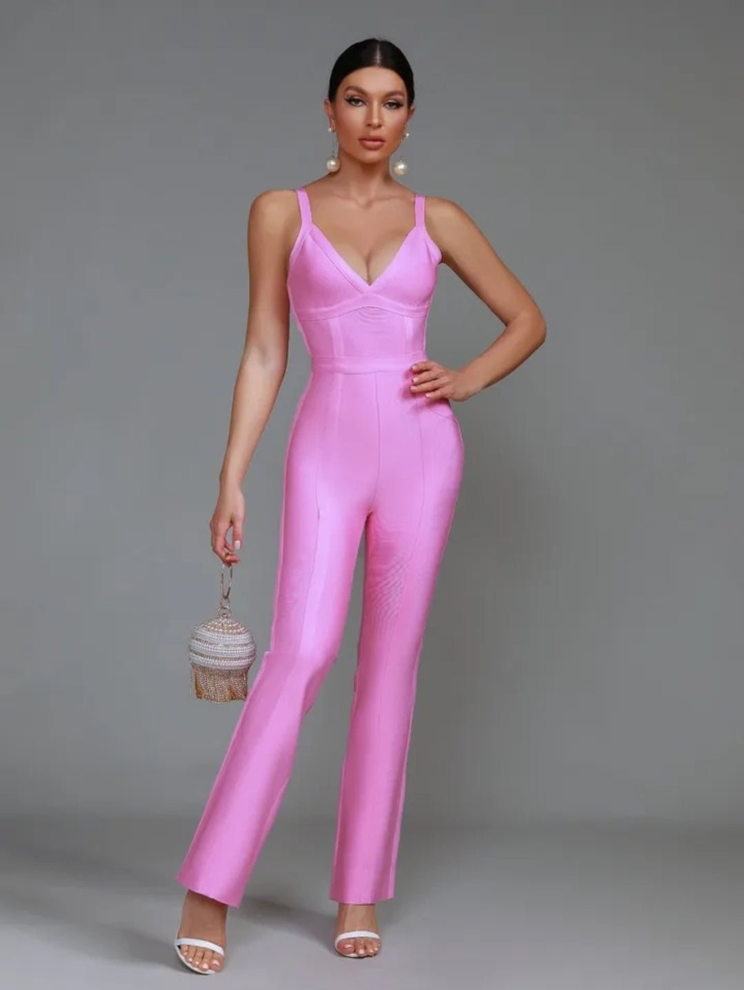 Pink Bella Jumpsuit