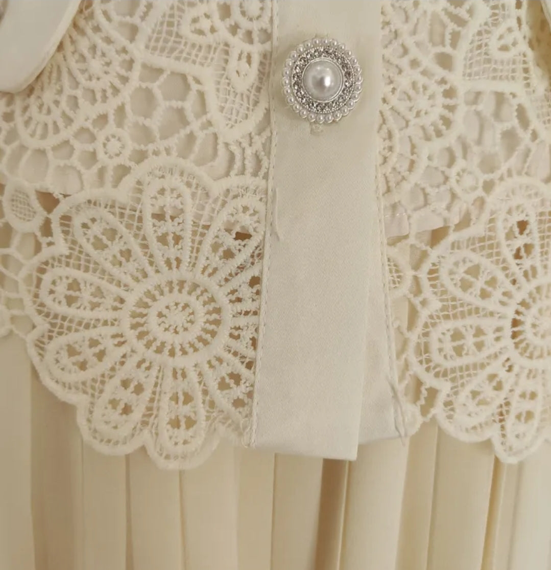 White Embroidery Two-Pieces