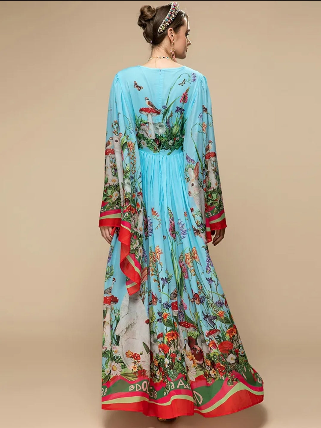 Linda Floral Long Dress