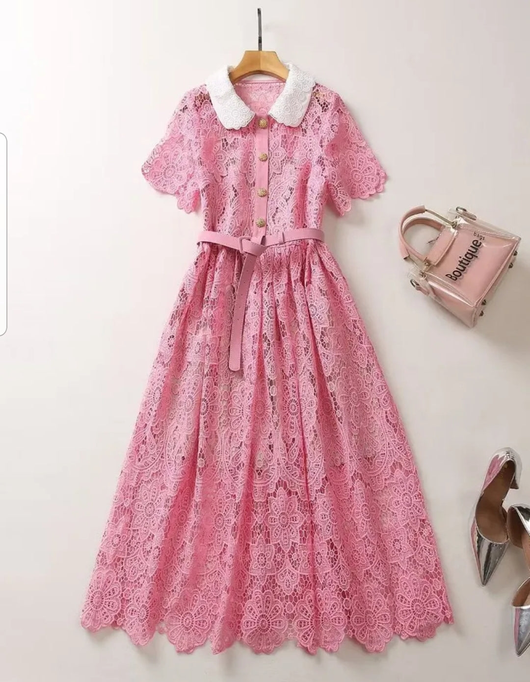 Embroidery Lace Dress