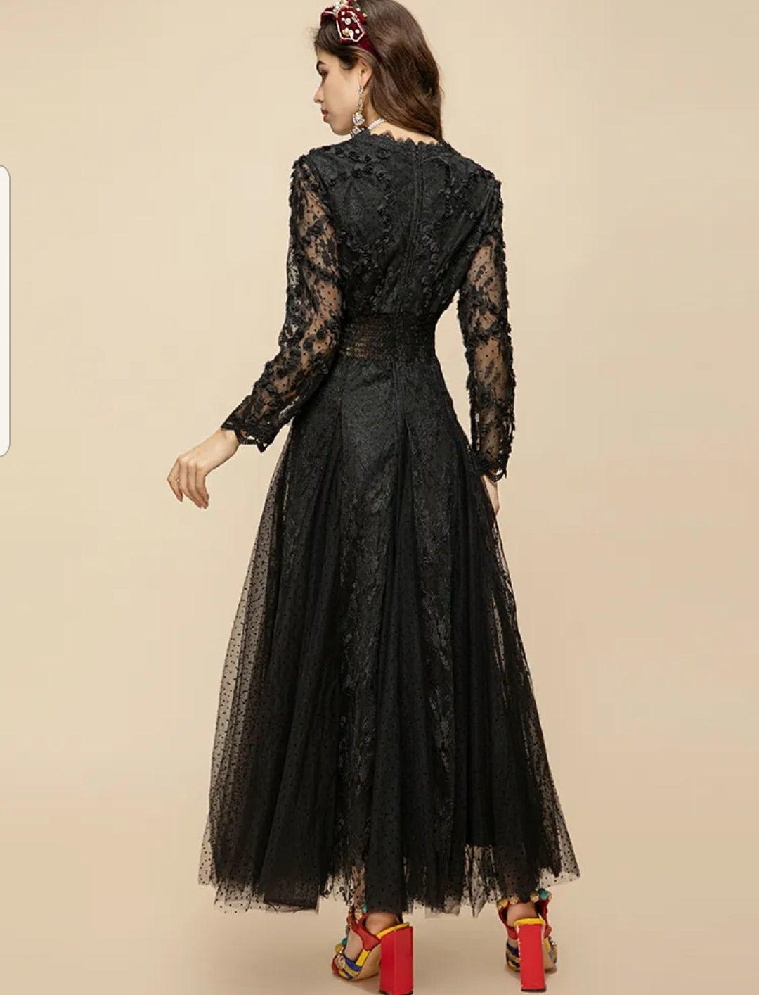 Black Party Long Dress
