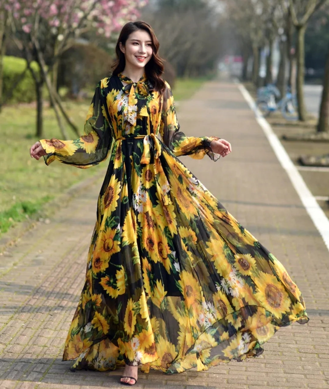 Floral Long Dress