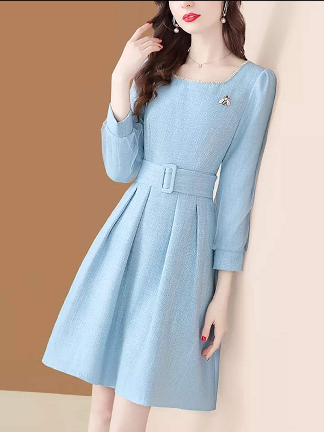 Casual Knee-Lenght Dress