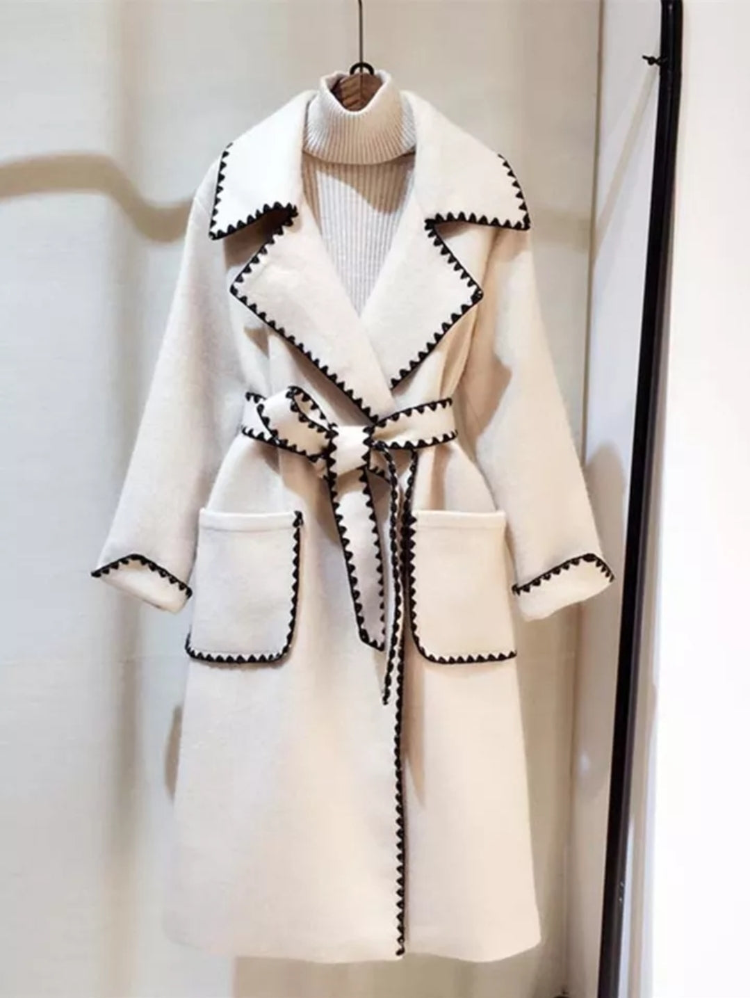 Embroidery Long Coat