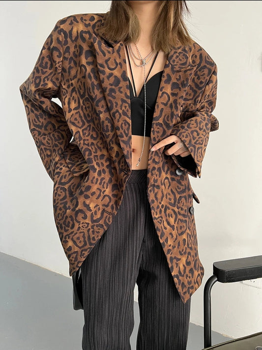 Leopard Big Size Jacket