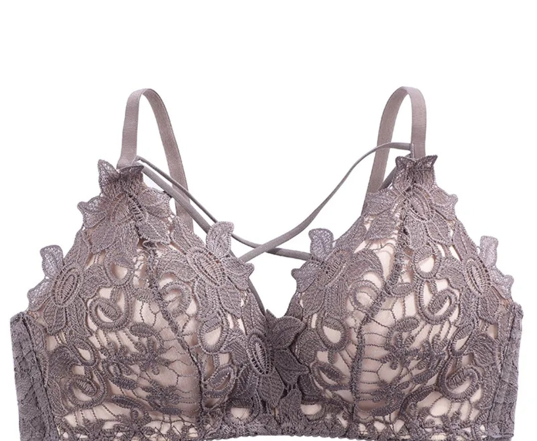 Embroidery Lace Bra
